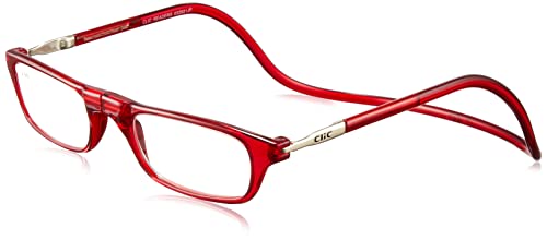 (クリックリーダー)Clic Readers 老眼鏡・リーディンググラス レッド +1.50 老眼