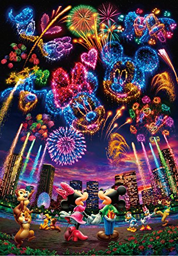 1000ピース ジグソーパズル ディズニー 花火に想いをのせて… 【ホログラムジグソー】(51x73.5cm)