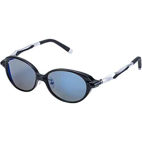 Zeque(ゼクー) 偏光黒眼鏡 Belle(呼びりん) F-2083 黒いこと\u0026しろがね色 TRUEVIEW SPORTS/ BLUE MIRR