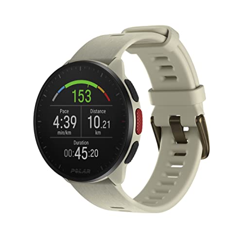 POLAR (ポラール) ポラール ペーサー （ Polar Pacer） GPS ランニングウォッチ 【日本定め事品】 ミルキー白いこと S-L