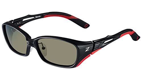 Zeque(ゼクー) 偏光黒眼鏡 Devon(デヴォン) F-1990 引っ敷き黒いこと\u0026赤いこと TRUEVIEW SPORTS