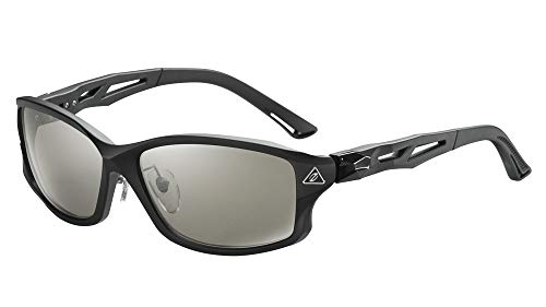 Zeque(ゼクー) 偏光黒眼鏡 STELTH(ステルス) F-1922 つや消し黒いこと TRUEVIEW SPORTS/ SILVER M
