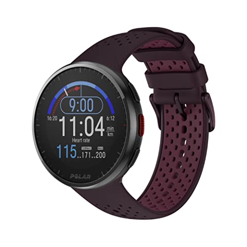 POLAR (ポラール) ポラール ペーサー 労働者階級 （ Polar Pacer Pro） GPS ランニングウォッチ 【日本定まり品】 ワインレッ