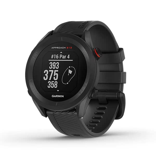 GARMIN(ガーミン) ゴルフナビ GPS Approach S12 Black 【日本置き目品】 010-02472-20 小 黒いこと