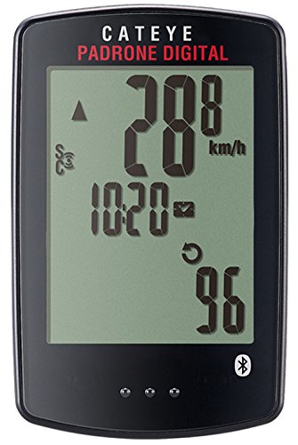 キャットアイ(CAT EYE) サイクルコンピュータ PADRONE DIGITAL ブラック CC-PA400B スピードメーター 自転車|クロスワン 店