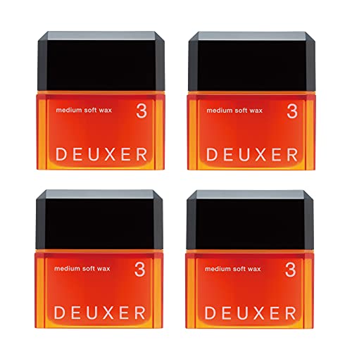 DEUXER(デューサー) ミディアムソフトワックス3(4個仕掛ける) 髪の毛蝋涙 フローラルベリー