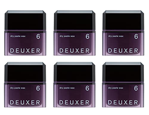 ナンバースリー DEUXER(デューサー) ドライペーストワックス6(6個セット) ヘアワックス フローラルベリー バイオレット 6個
