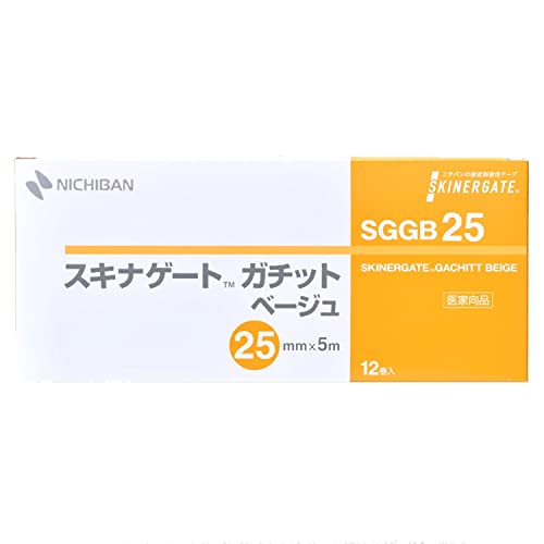 ニチバン スキナゲート ガチットベージュ 25mm×5m SGGB25 低刺激 固定力 肌にやさしい