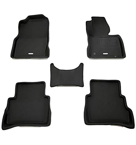 クラッツィオ フロアマット 立体タイプ 1台分セット CX-5 KF系 H29/2~ NEWラバータイプ ブラック EZ-0728 【5EEZB