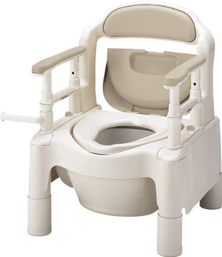 アロン化成 安寿 携帯型室内用便器FX-CP ベージュ 並大抵手合い 533-550 移動・歩行支援用品-簡易車椅子-医薬品・コンタクト・介護