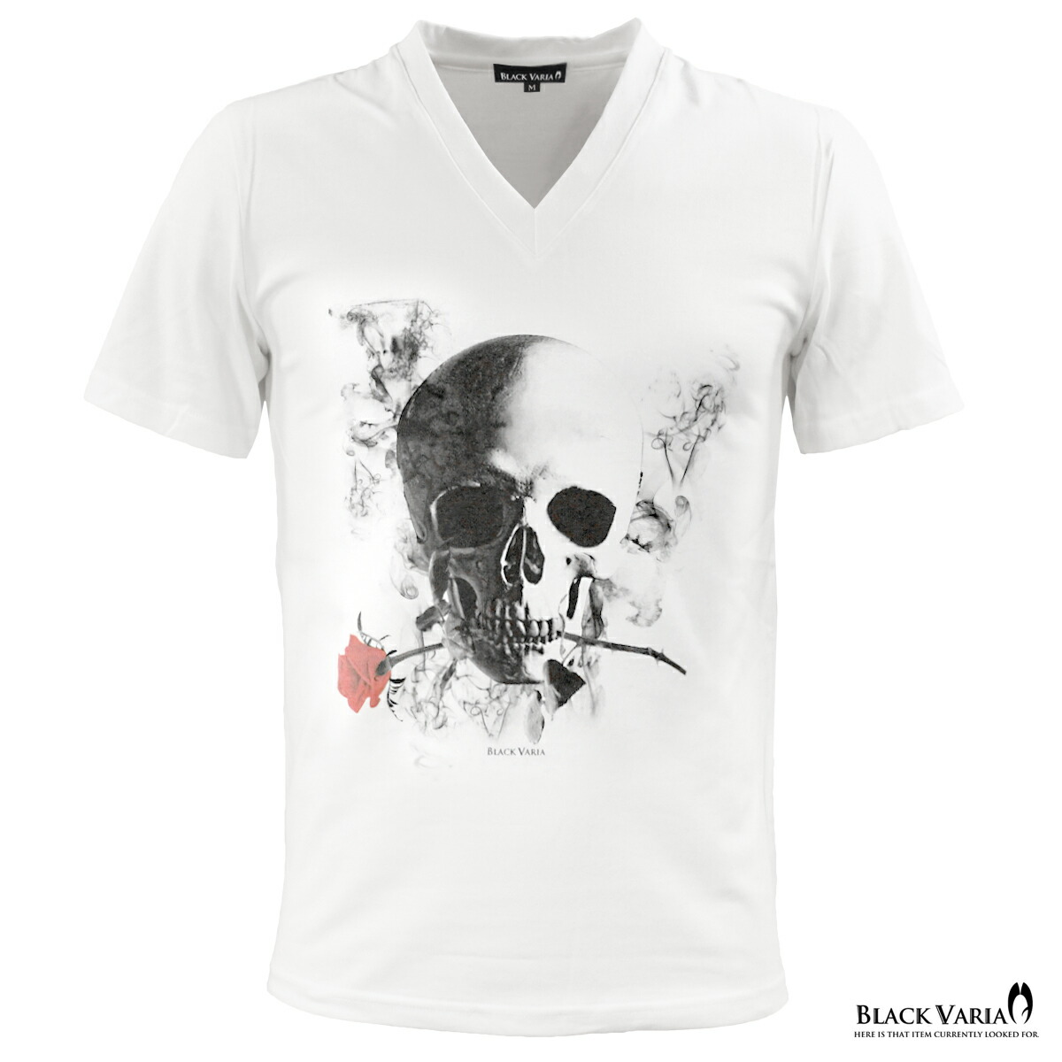 楽天市場】BLACK VARIA ブラックバリア Tシャツ スカルプリント