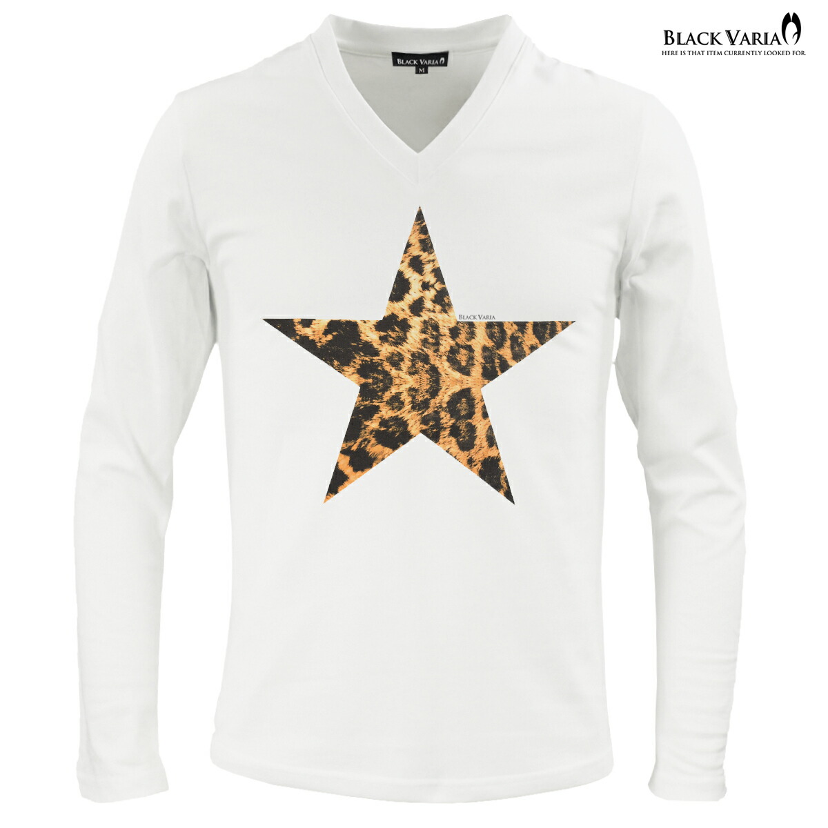 楽天市場】Tシャツ 星 ヒョウ柄 レオパード 豹 クルーネック