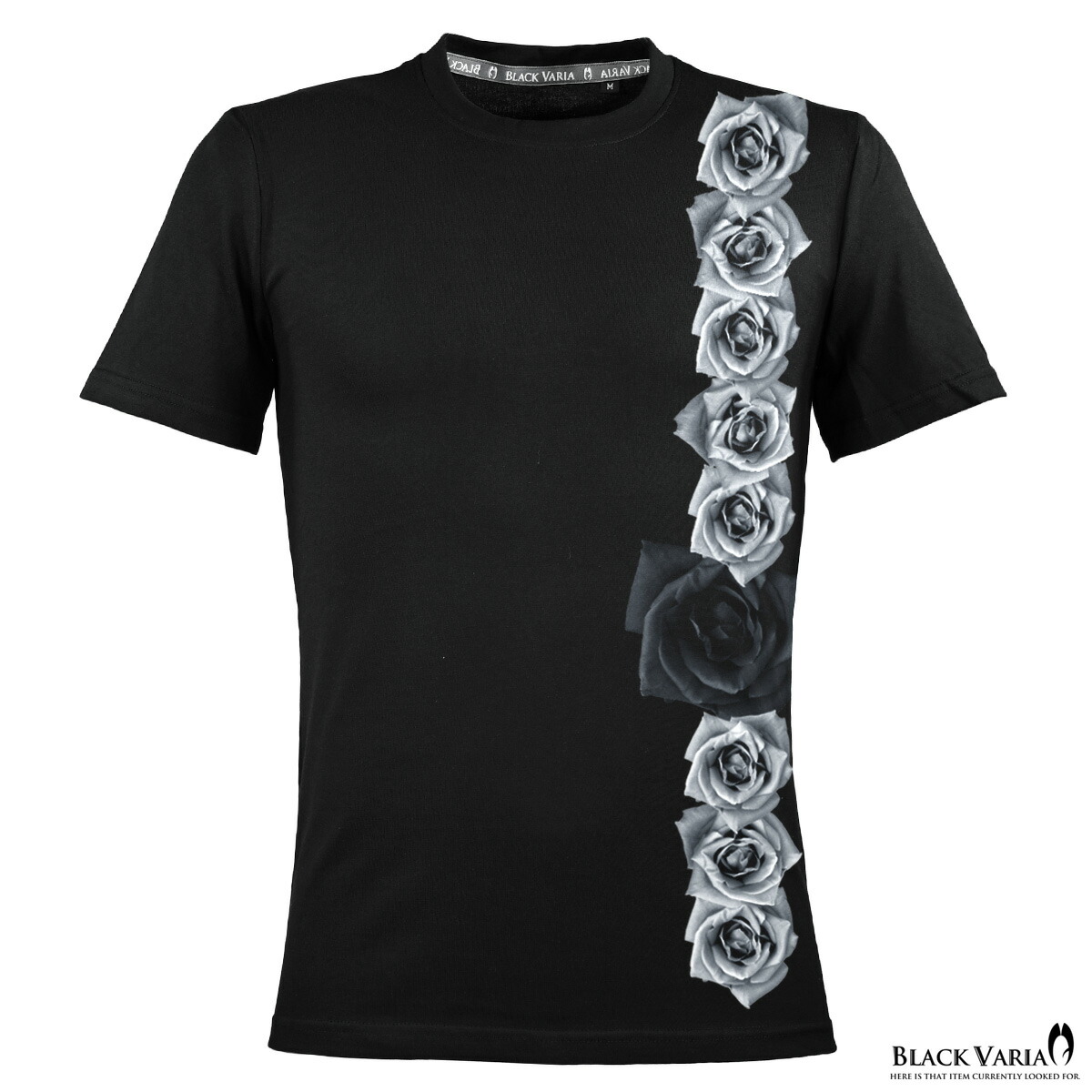 KSUBI★半袖 クルーネック トップス Tシャツ★ローズ 薔薇 花柄 dt9510_1.jpg