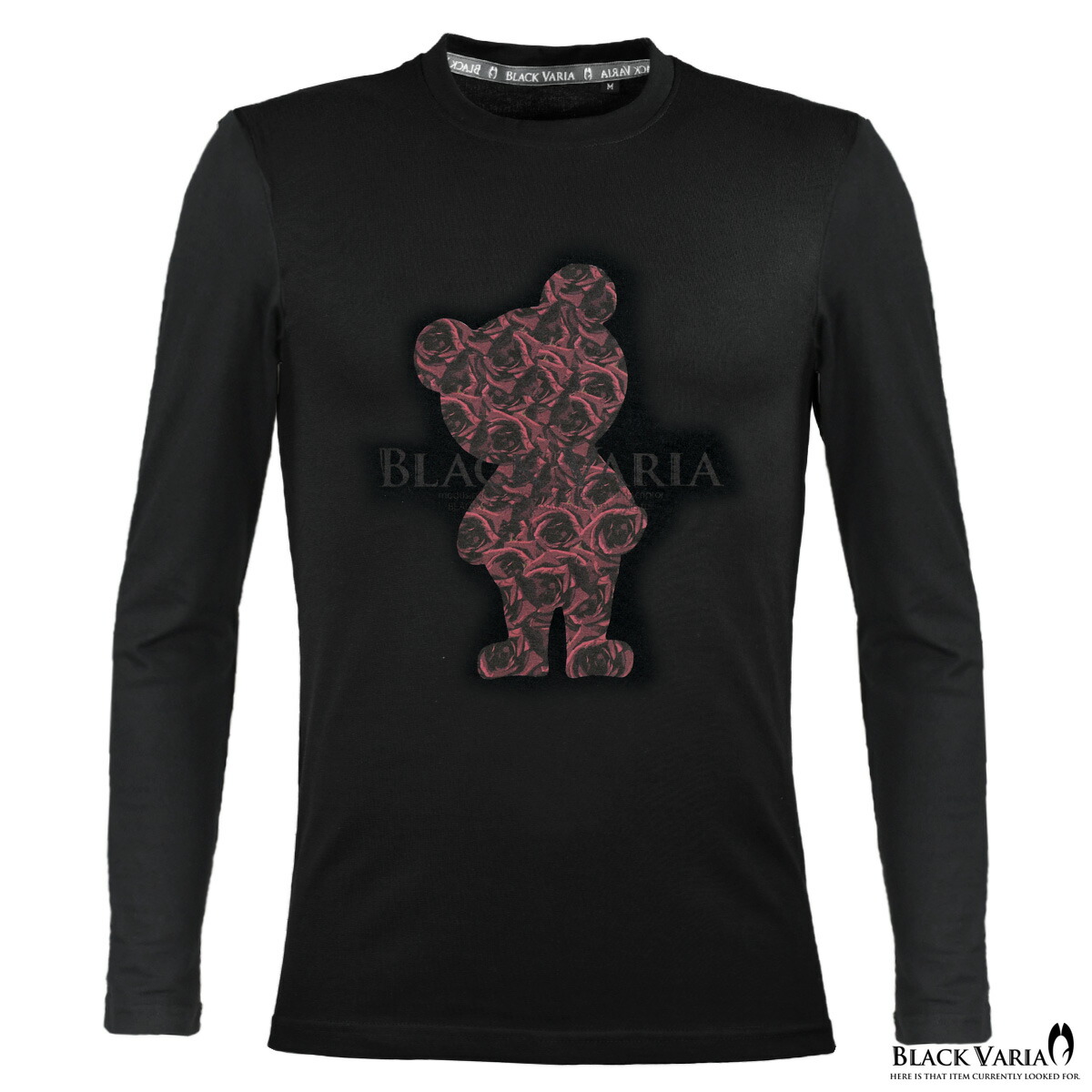 【アミリ】ロゴ 半袖Tシャツ 花柄 綿 クルーネック ブラック 316rBO-Cb6L._UY1000_.jpg