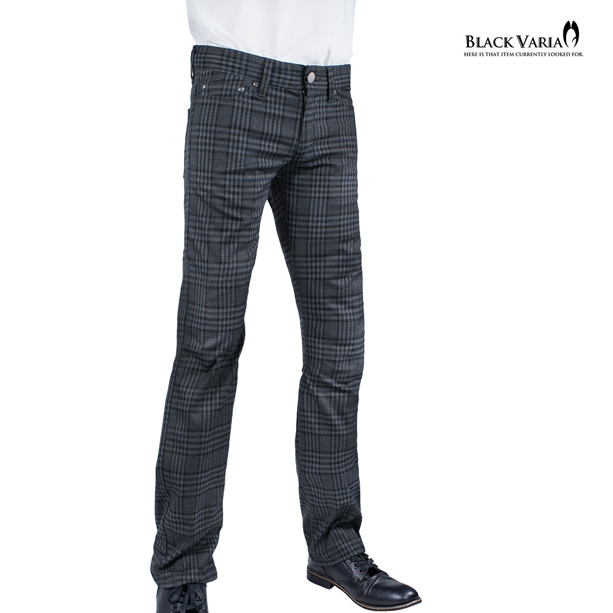 楽天市場】ロングパンツ タータンチェック ブーツカット 日本製 柄パン