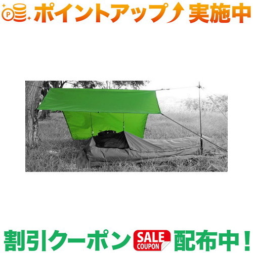 クーポン配布中★(イスカ)ISUKA オープンエア ウルトラライトタープ グリーン｜クロスキャンパー 12,210円
