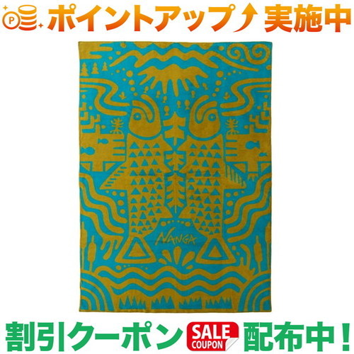 クーポン配布中★(ナンガ)NANGA OCEAN OF LIFE コットンブランケット SINGLE (BLUE OCEAN)