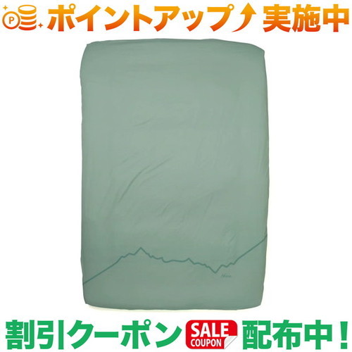クーポン配布中★(ナンガ)NANGA リッジライン ボックスシーツダブル AQUA