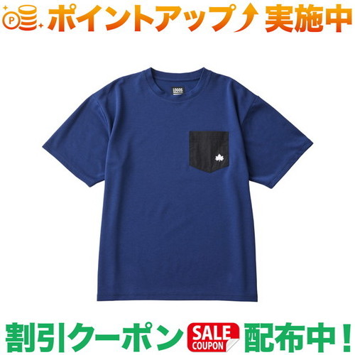 クーポン配布中★(ロゴス)LOGOS LOGOS by LIPNER ボディリカバリーTシャツ (ネイビー)