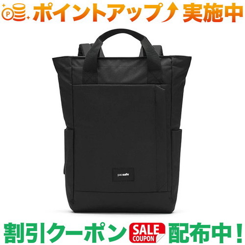 クーポン配布中★(パックセーフ)PacSafe GO トートパック (ジェットブラック)｜クロスキャンパー 14,454円