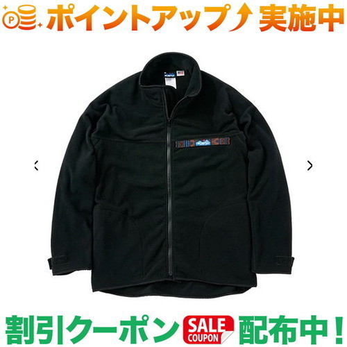クーポン配布中★(カブー)KAVU FZ フリーススローシャツ BlackBean L