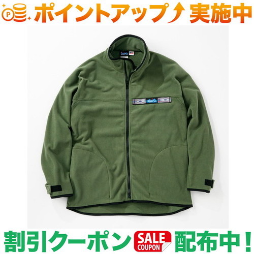 クーポン配布中★(カブー)KAVU フルジップ フリーススローシャツ Moss S｜クロスキャンパー