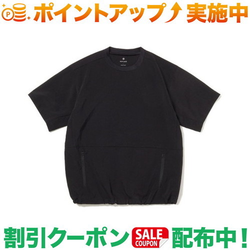 クーポン券別れ別れ中★(スノーピーク)snow peak Breathable Quick Dry T-Shirt  (BLACK)