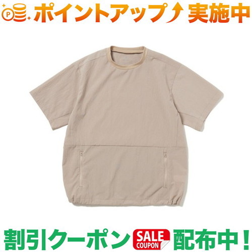 クーポン券別れ別れ中★(スノーピーク)snow peak Breathable Quick Dry T-Shirt  (GREIGE)