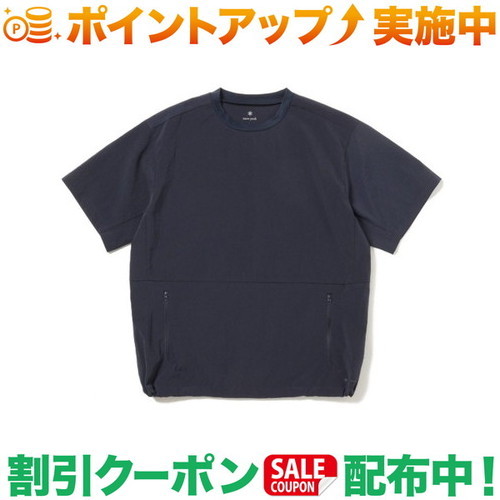 クーポン券別れ別れ中★(スノーピーク)snow peak Breathable Quick Dry T-Shirt  (DARK NAVY)
