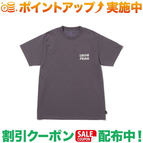 クーポン配布中★(snowpeak)スノーピーク Camping Graphic T-Shirt (CHARCOAL)