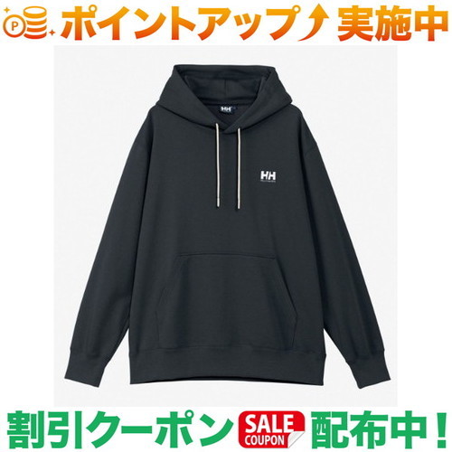 クーポン配布中★(ヘリーハンセン)HELLY HANSEN HHロゴスウェットパーカ (ブラック)