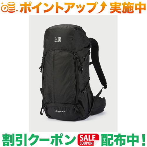 クーポン配布中★(カリマー)karrimor ridge 30+ Black｜クロスキャンパー