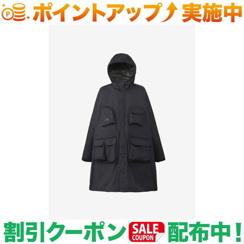 クーポン配布中★(ザ・ノース・フェイス)THE NORTH FACE ウーロスフィールドユーティリティポンチョ (ブラック)