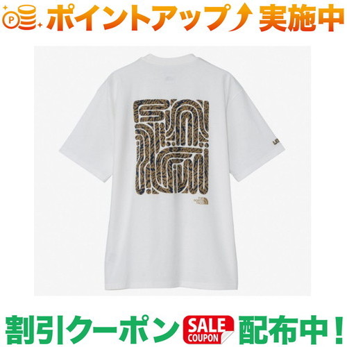 クーポン配布中★(ザ・ノース・フェイス)THE NORTH FACE ショートスリーブレイバックトライバルティー (オフホワイト)