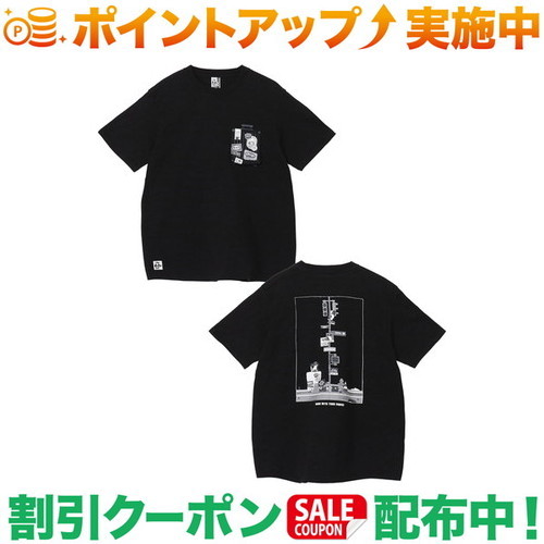 クーポン配布中★(チャムス)CHUMS ブービーロストシティトリップポケットTシャツ (Black x Gray)