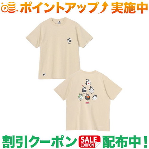 クーポン配布中★(チャムス)CHUMS ブービーオニギリフレンズTシャツ (Greige)