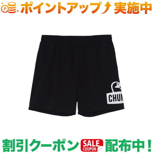 クーポン配布中★(チャムス)CHUMS ランニングブービーフェイスショーツ7インチ (Black)