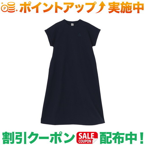 クーポン配布中★(チャムス)CHUMS シアチャッカーストレッチワンピース (Navy) | レディース|クロスキャンパー