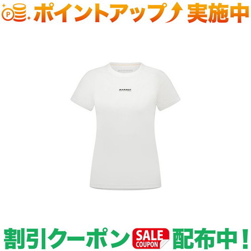 クーポン配布中★(マムート)MAMMUT QD ロゴ プリント Tシャツ アジアンフィット Women (white PRT2)