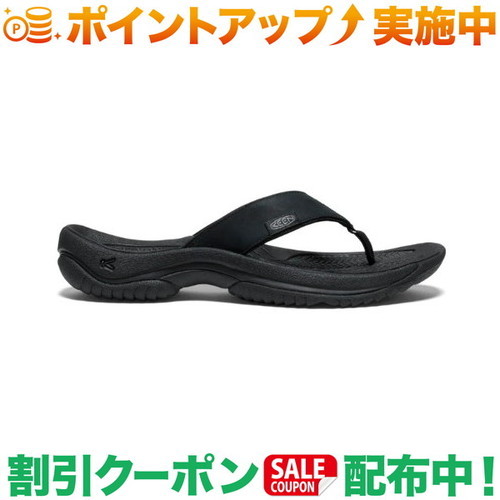 クーポン配布中★(キーン)KEEN コナ フリップ ティージー (BLACK/STEEL GREY)