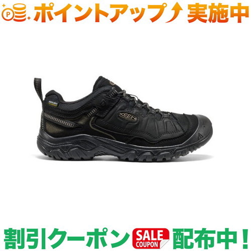 クーポン配布中★(キーン)KEEN ターギー フォー ウォータープルーフ TARGHEE IV WP (TRIPLE BLACK)|クロスキャンパー