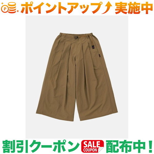 クーポン配布中★(グラミチ)Gramicci ナイロンフレアパンツ NYLON FLARE PANT (COYOTE)|クロスキャンパー