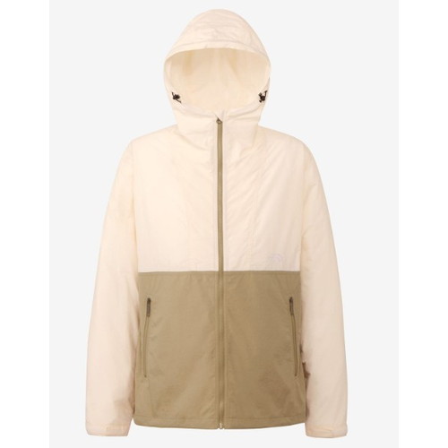 SPECIAL SALE開催中★(ザ・ノース・フェイス)THE NORTH FACE コンパクトジャケット (ホワイトデューン&times;クラシックカーキ)｜クロスキャンパー 8,994円