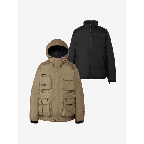 SPRING SALE開催中★(ザ・ノース・フェイス)THE NORTH FACE ウーロスフィールドユーティリティトリクライメイトジャケット (クラシックカーキ) | メンズ