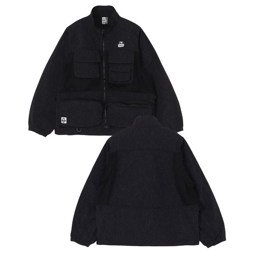 SPRING SALE開催中★(チャムス)CHUMS アンチバグコンバーチブルジャケット (Black)