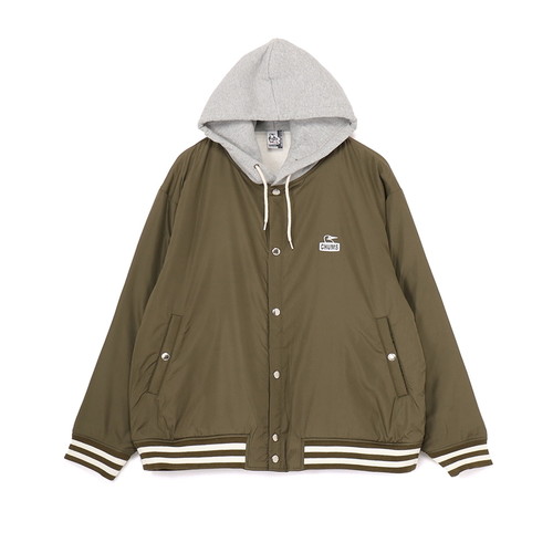 SPRING SALE開催中★(チャムス)CHUMS スタジアムフーディ (Olive)