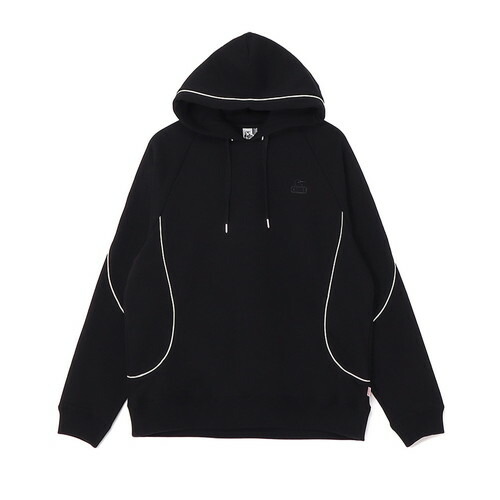 SPRING SALE開催中★(チャムス)CHUMS マイトンパイピングフーディ (Black)