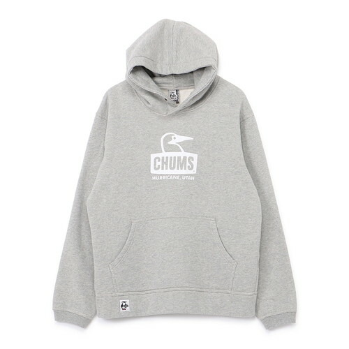 SPRING SALE開催中★(チャムス)CHUMS ブービーフェイスプルオーバーパーカー　(H/Gray x White)