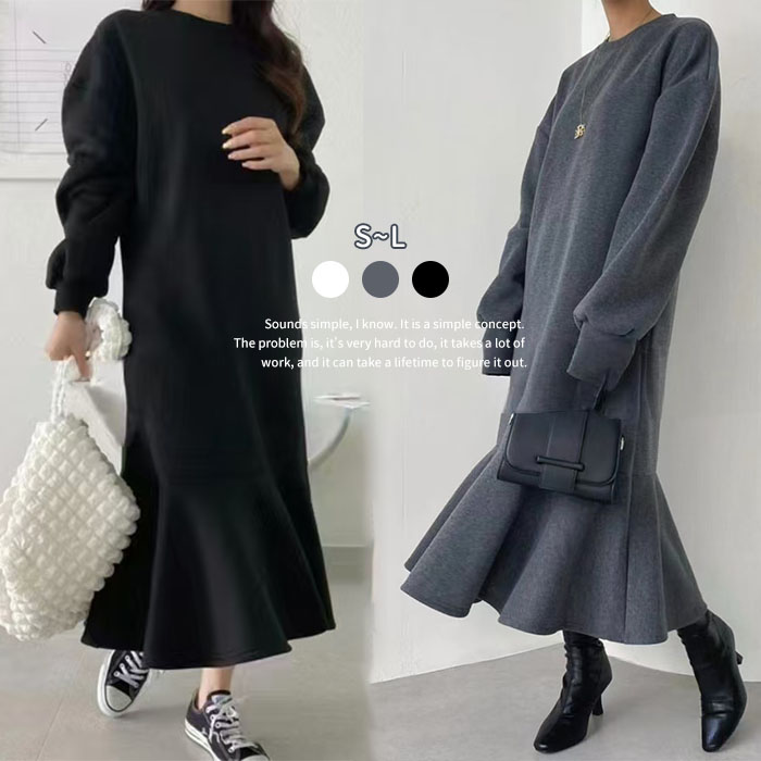 BEARDSLEY 《近日予約開始》ツイードフレアワンピース ビアズリー