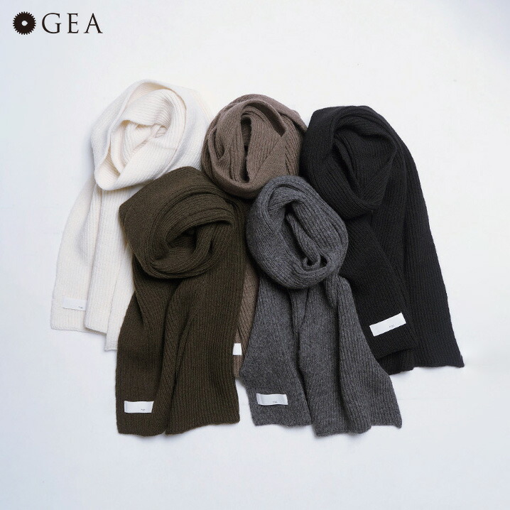 satoseni standard SHION  Knit muffler 編み物 消音装置 佐藤衣料繊維 防寒 羊毛 100% ユニ一発やる 袈裟 朦朦たる 飾り気の無い 無地 メンズ レディース 差し上げ物
